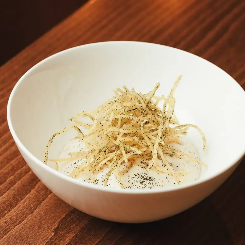 creation thumb for Mussels dish with crispy potato