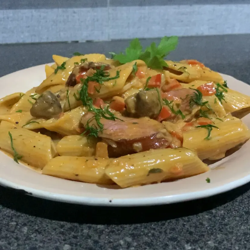 creation thumb for Canutones con champiñones y pimiento rojo