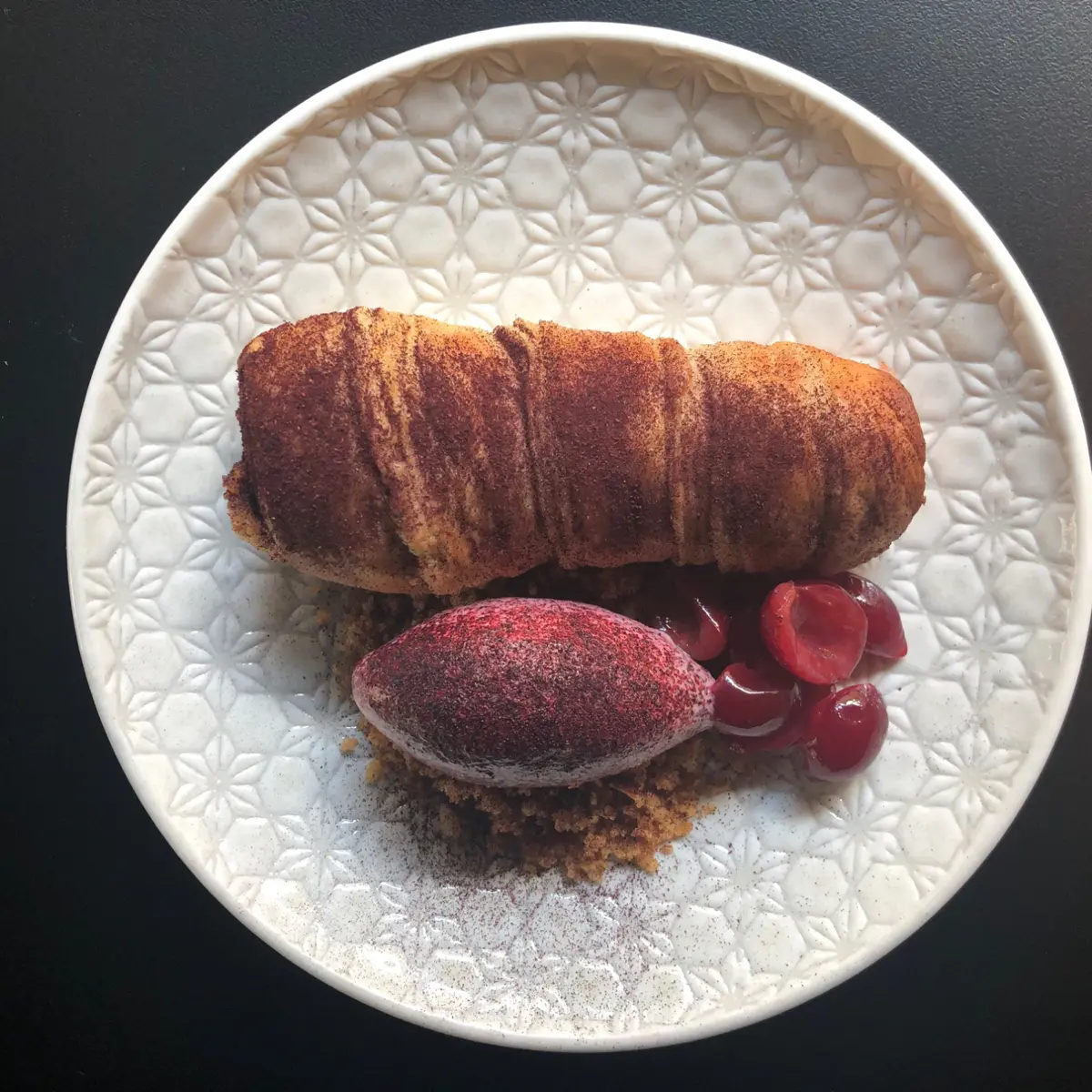 creation thumb for Slovak pastries/ cherries/ cherry sorbet 