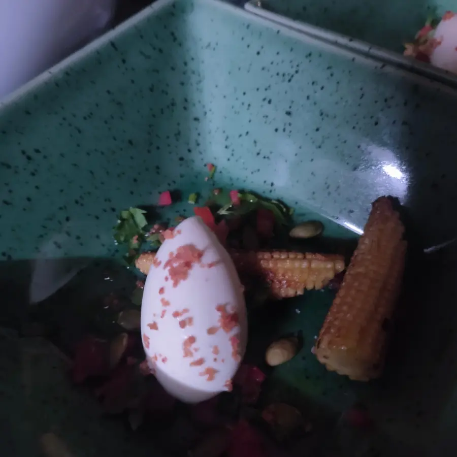 creation thumb for Grilled baby corn and cumin ice cream,
