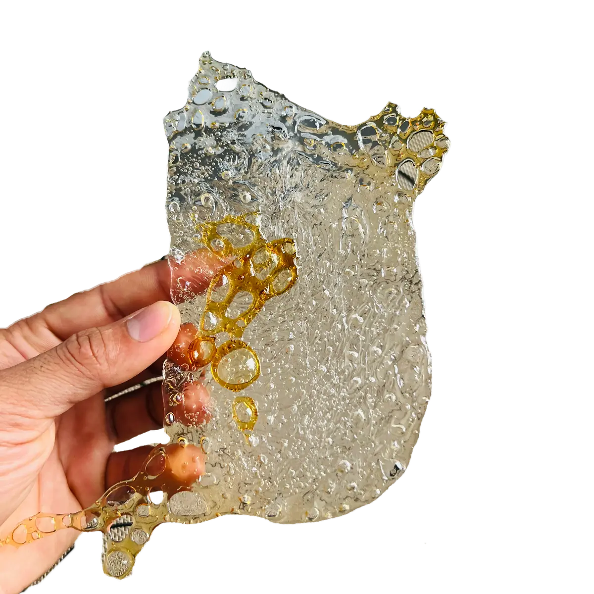 creation thumb for Decorazione in Vetro a Bolle (Tuile di Glucosio)