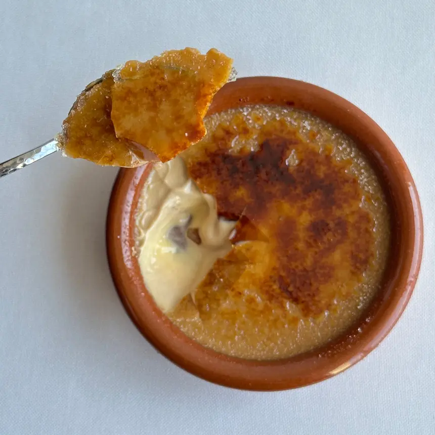 creation thumb for Hazelnut and vanilla crème brûlée 🌰