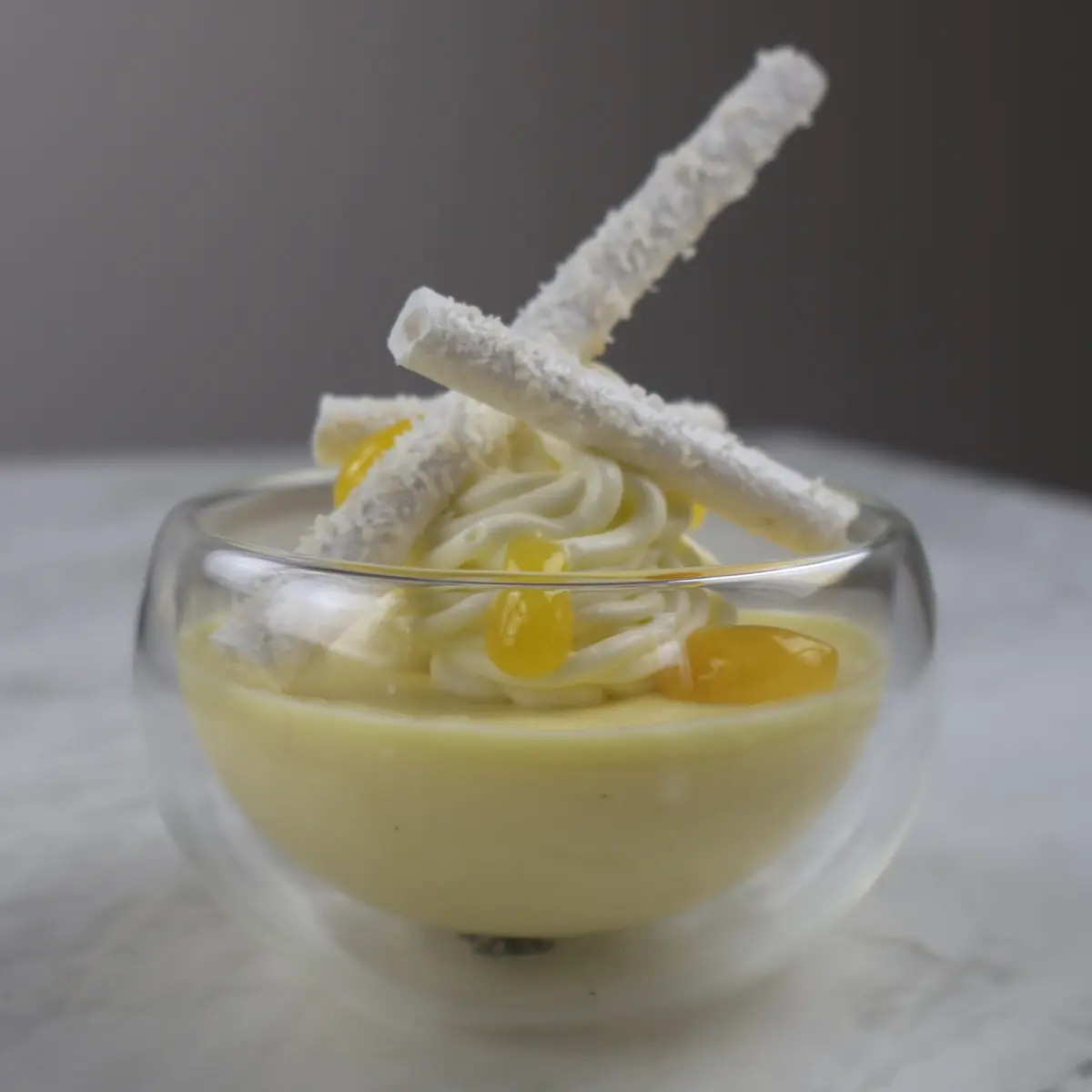 creation thumb for Passionfruit & Lemon Myrtle Panna Cotta