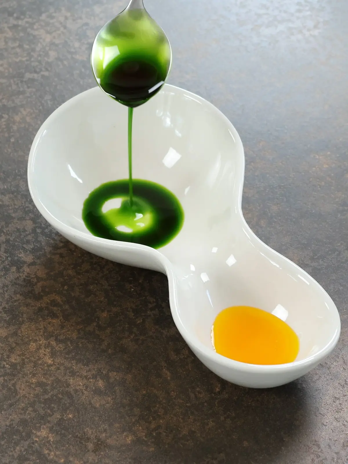 creation thumb for Carrot oil / green and orange color