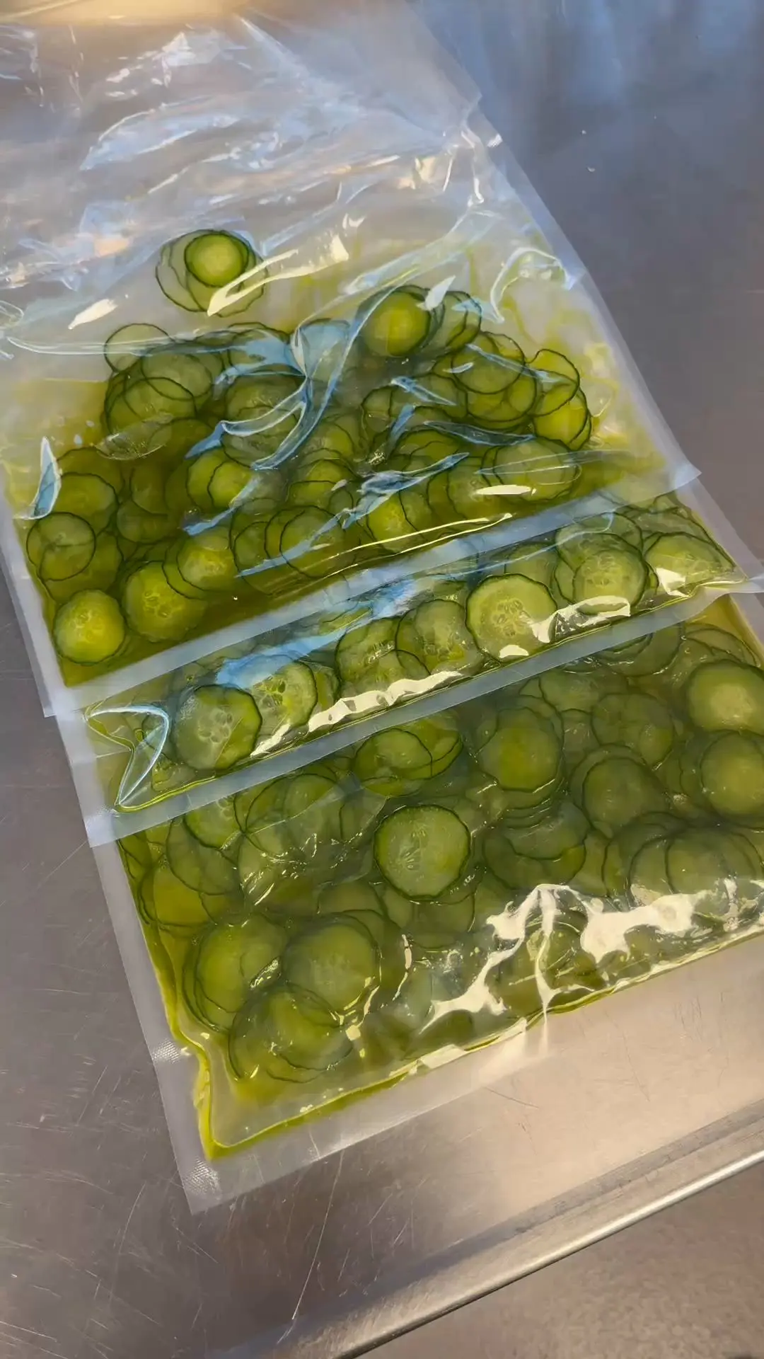 creation thumb for Vacum pickled cucumber