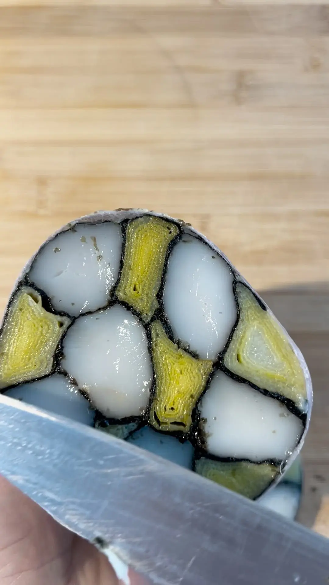 creation thumb for Leek and scallop makis