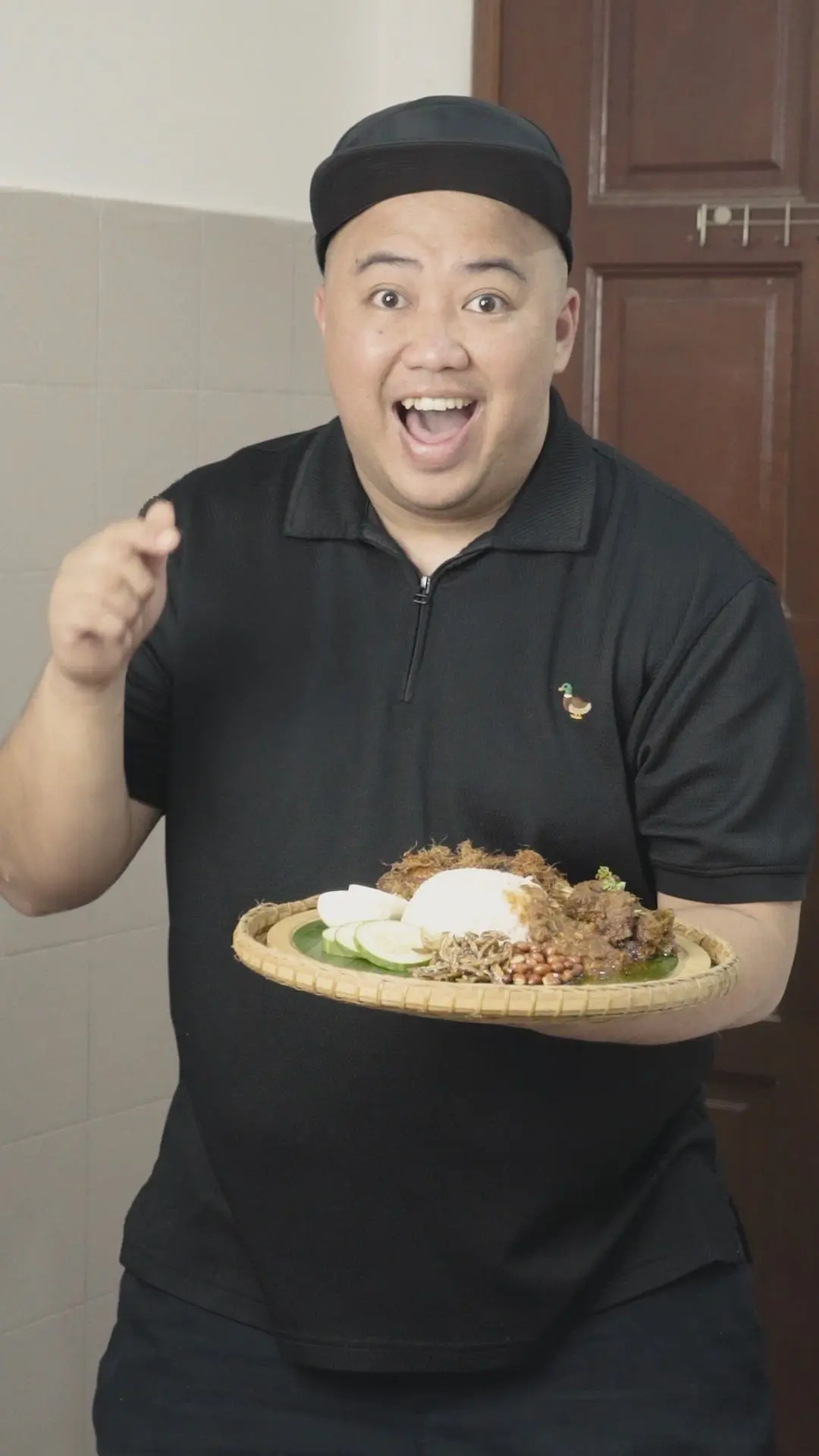 creation thumb for Nasi lemak sambal tuhau, borneo beef rendang