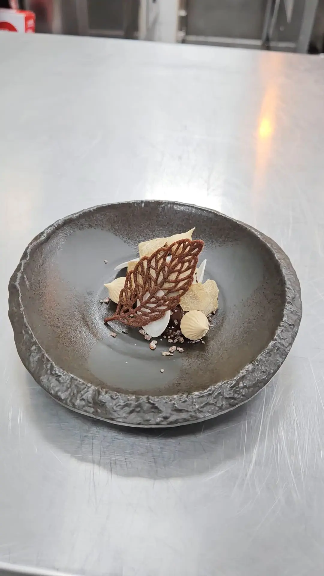 creation thumb for Truffle Ice Cream & Smoked Ganache Dessert