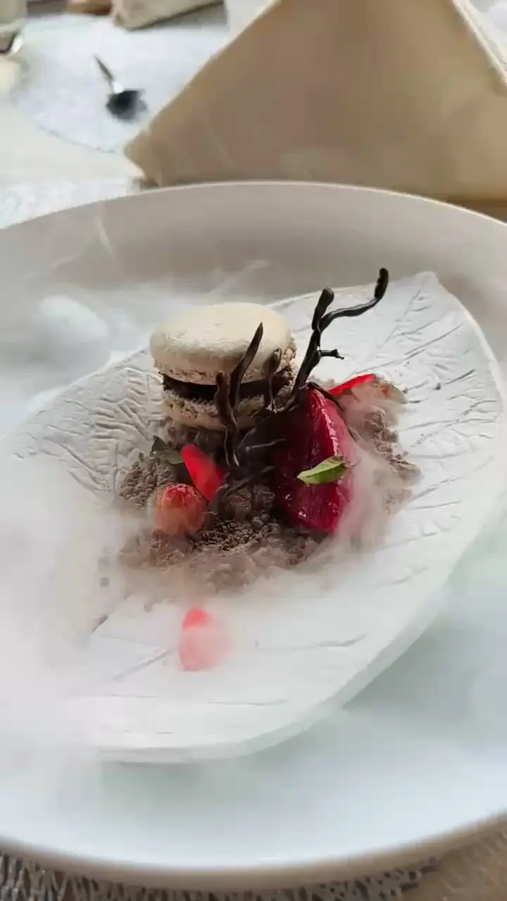 creation thumb for Macarrons e curd di mora