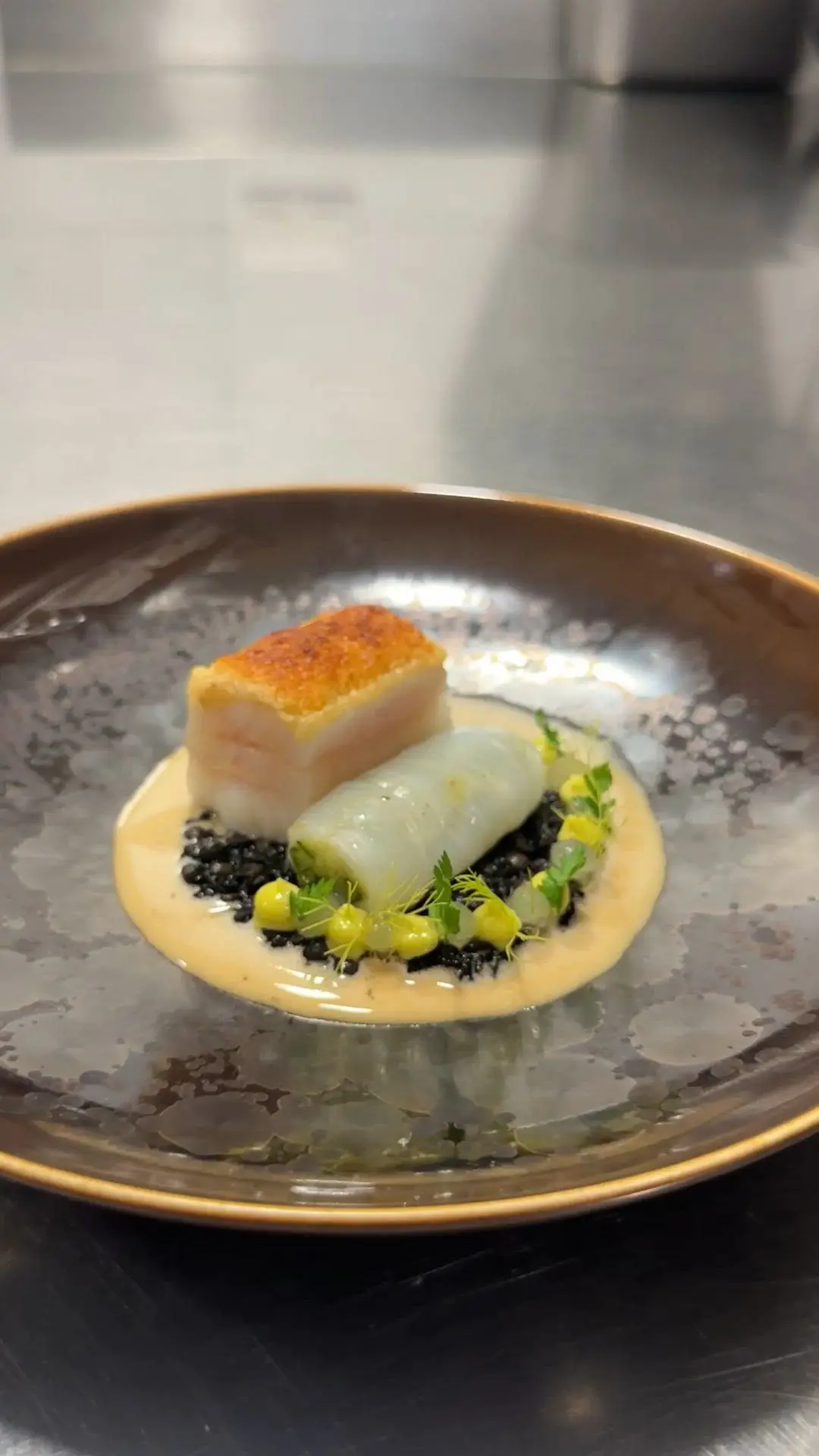 creation thumb for Sole | Lentils | Chorizo Iberico | Sepia
