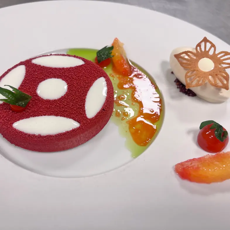creation thumb for Kyokushin | soft cheese | blood orange | taragon