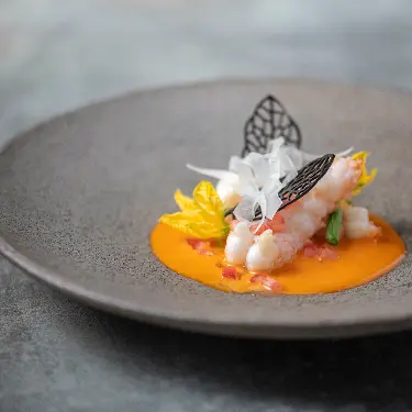creation thumb for Langoustine|fermented tomatoe|miso