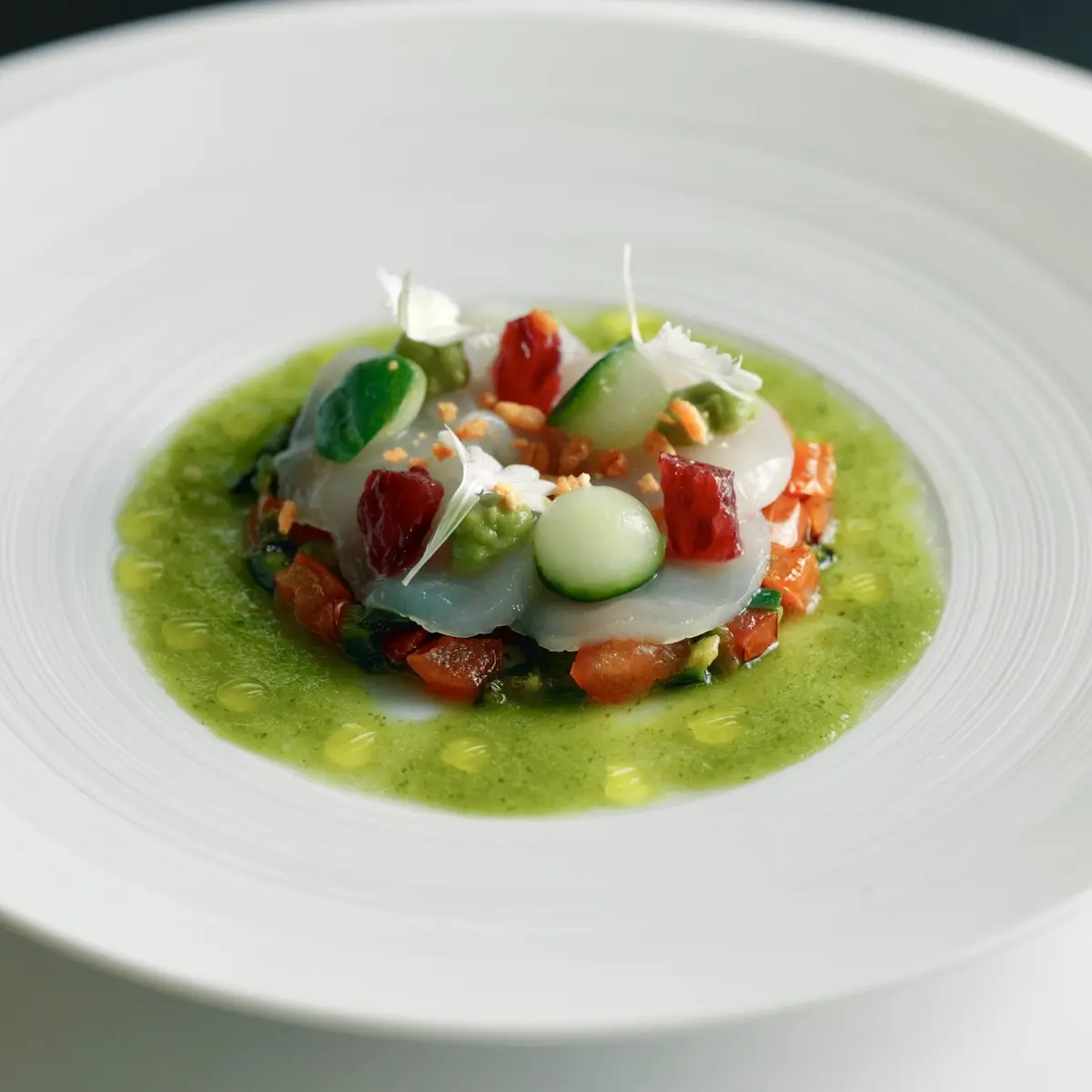 creation thumb for Aguachile with scallop