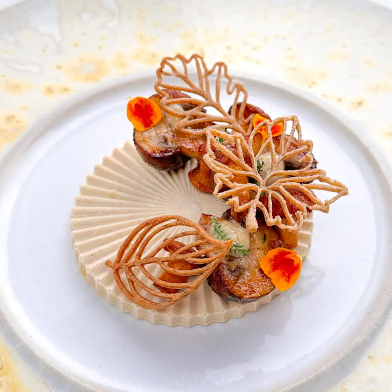 creation thumb for Chanterelles savoury pannacotta 🍄