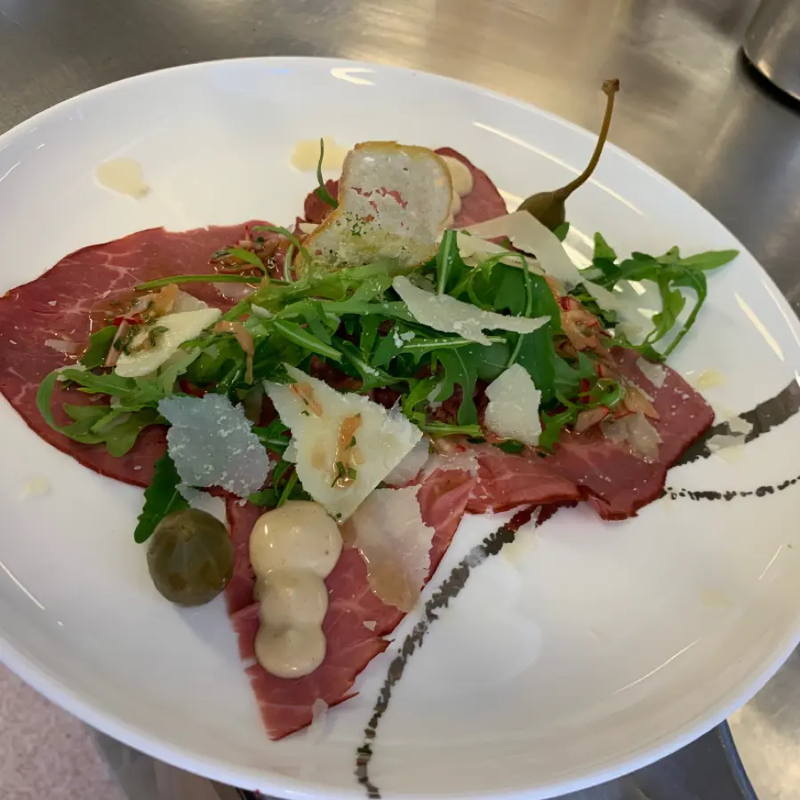 creation thumb for Rindersaftschinken Carpaccio .