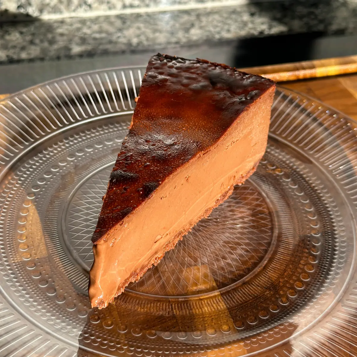 creation thumb for Chocolate Burnt Basque Cheesecake🍫🧀