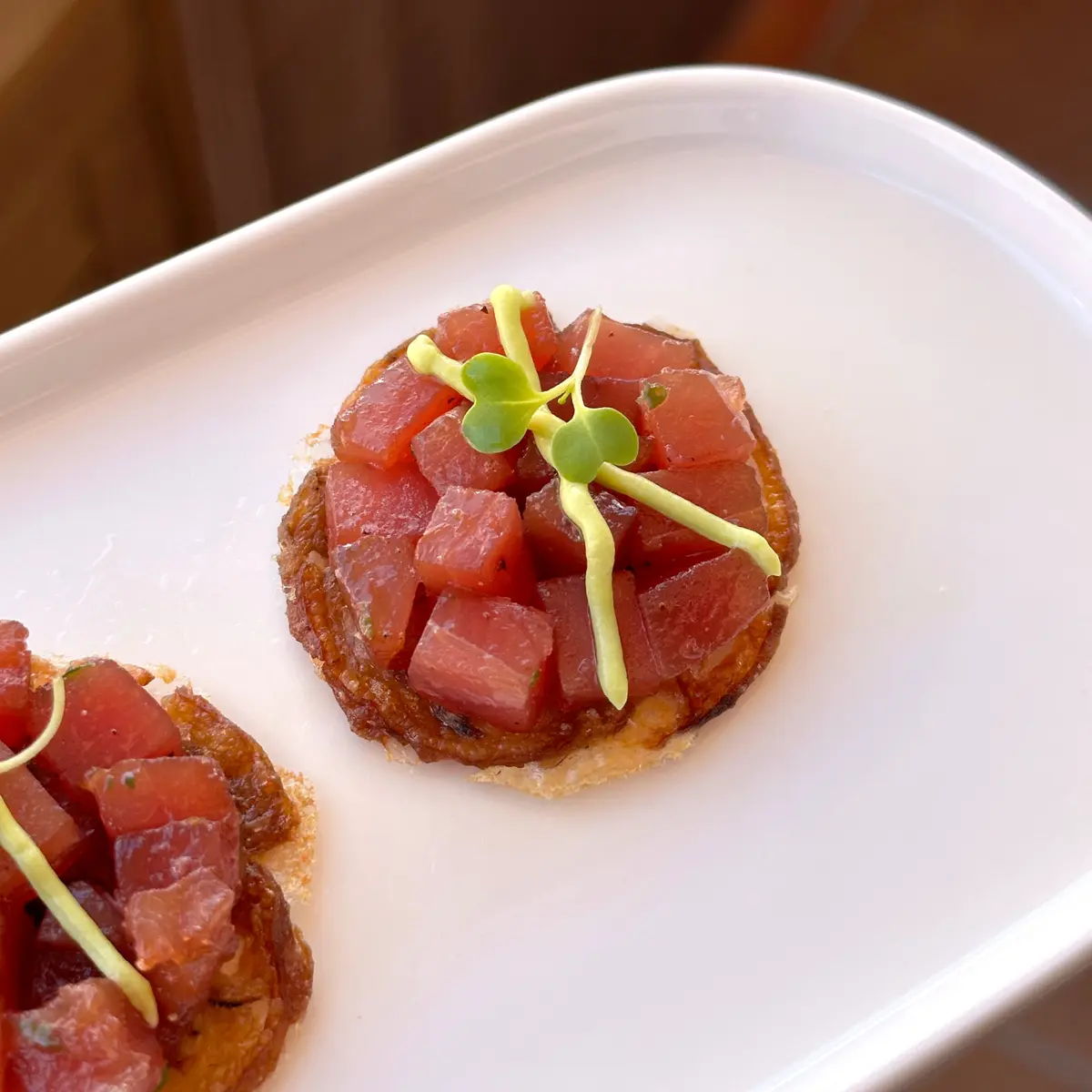 creation thumb for Tuna and Trotters Appetizer🐟🐷