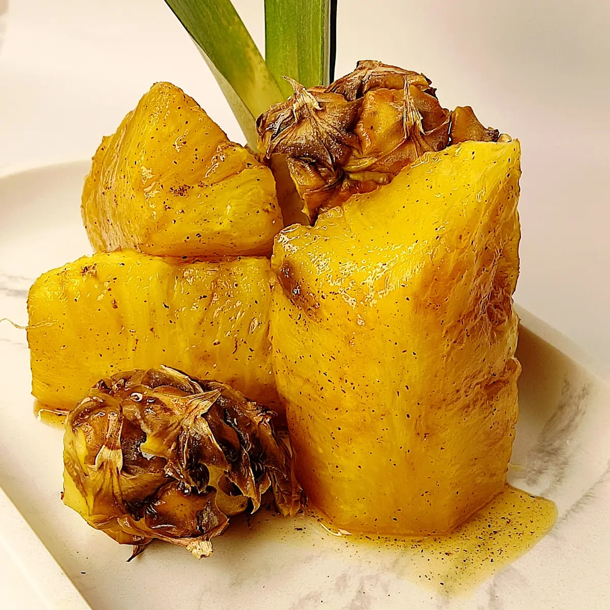 creation thumb for Caramelized Pineapple with Sake