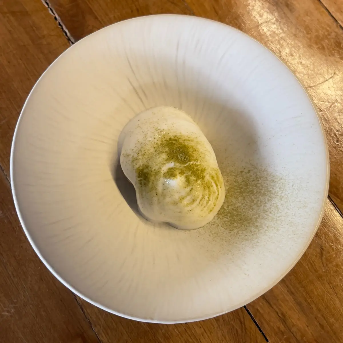creation thumb for Cured Smoked King Mackerel and Celery Powder