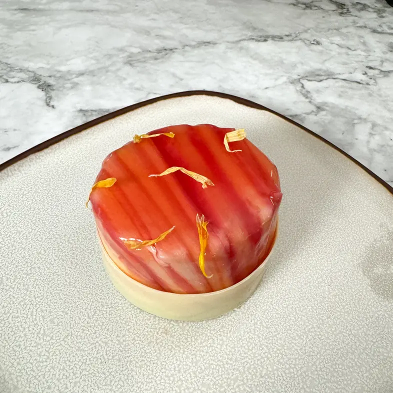 creation thumb for Rhubarb and Cream Cheese Entrement (Spring Cheese cake 🌸)