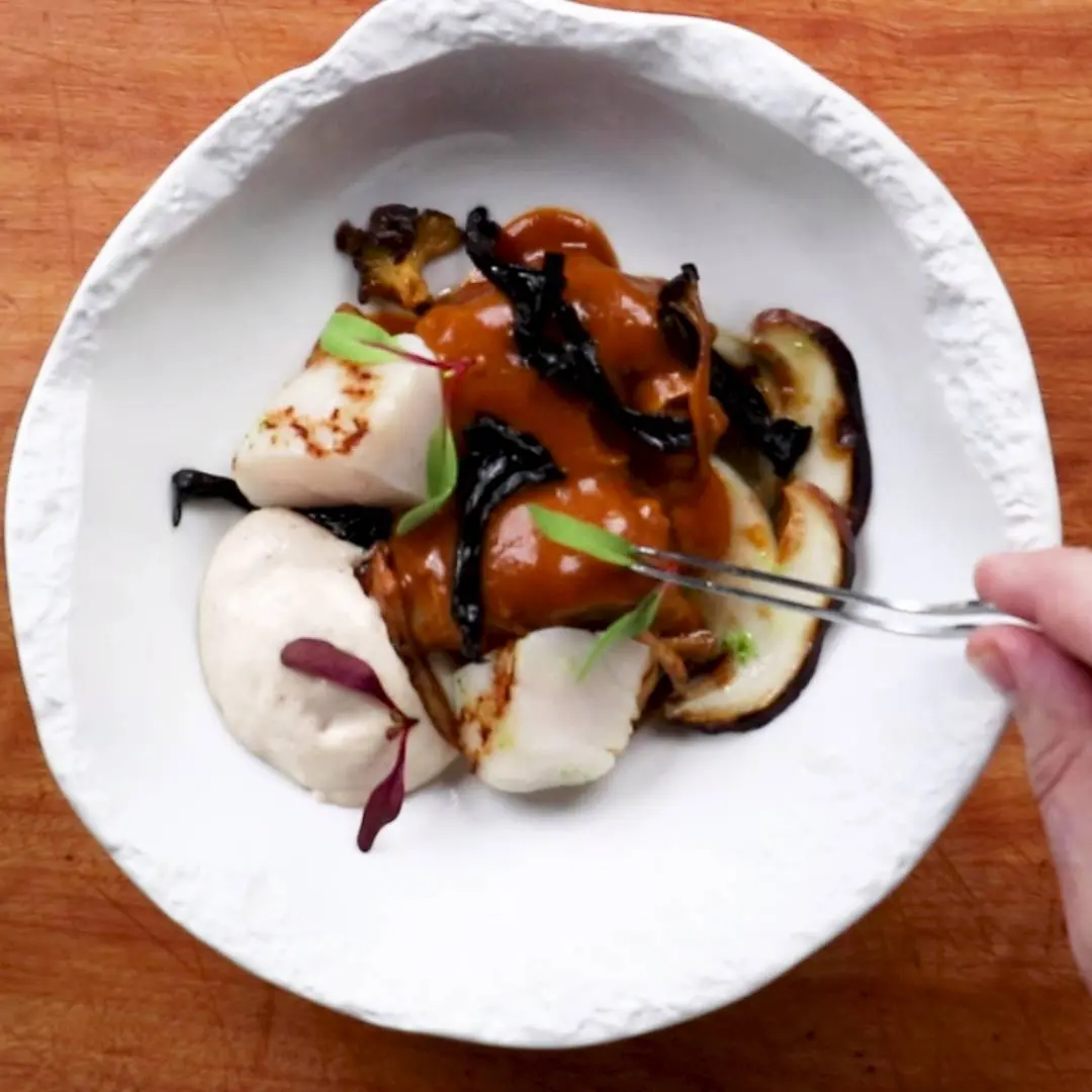 creation thumb for Interpretation of a traditional Catalan Dish: Fricandó de chutoro
