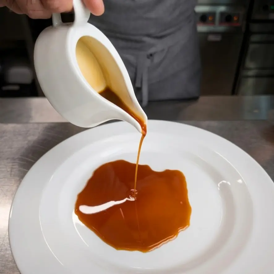 creation thumb for Duck and sour cherry gastrique sauce