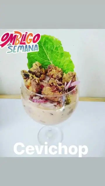 creation thumb for Cevichop con chicharrón de pescado 