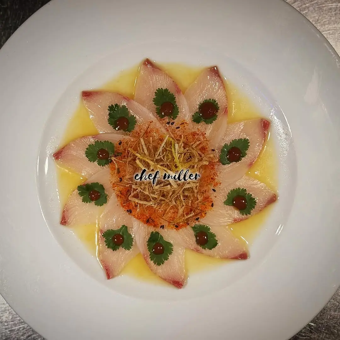 creation thumb for Carpaccio di Hamachi
