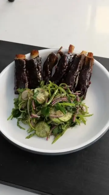 creation thumb for Miso Pomegranate Sticky Lamb Ribs
