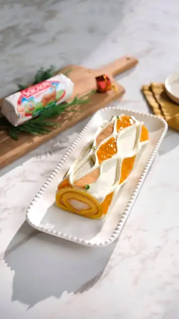 creation thumb for Bûche de Noël Butternut / Ziegenkäse