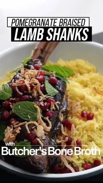 creation thumb for Pomegranate Braised Lamb Shank