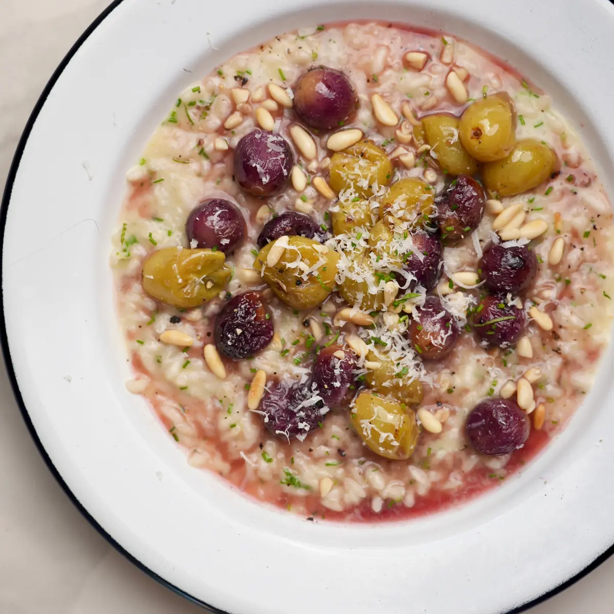 creation thumb for Grape and Prosecco Rosé Risotto