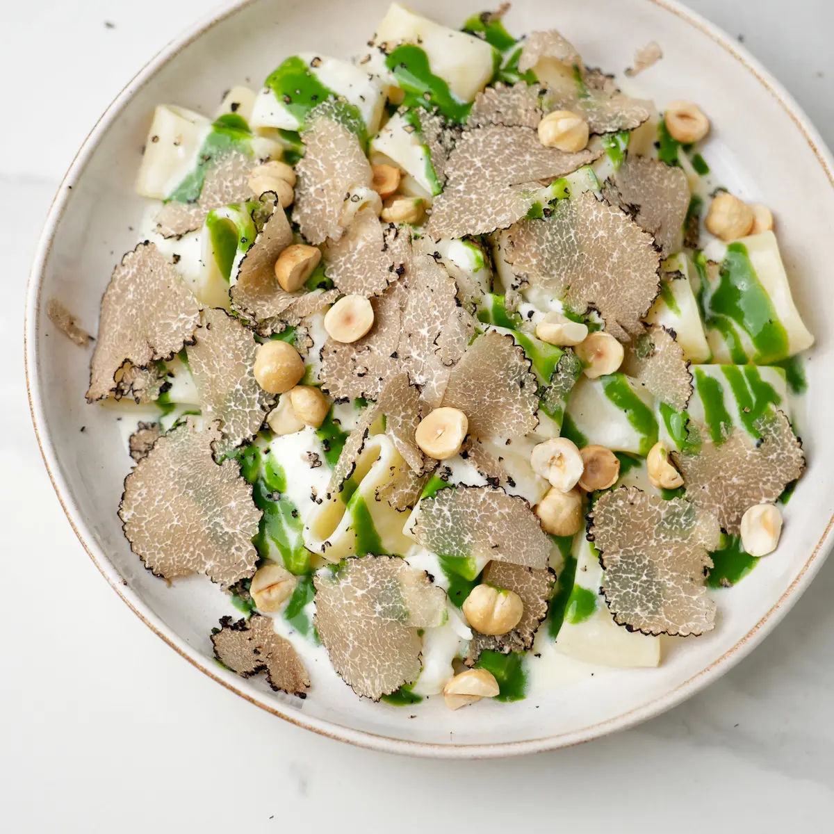 creation thumb for Calamarata with Burrata and Summer Truffle