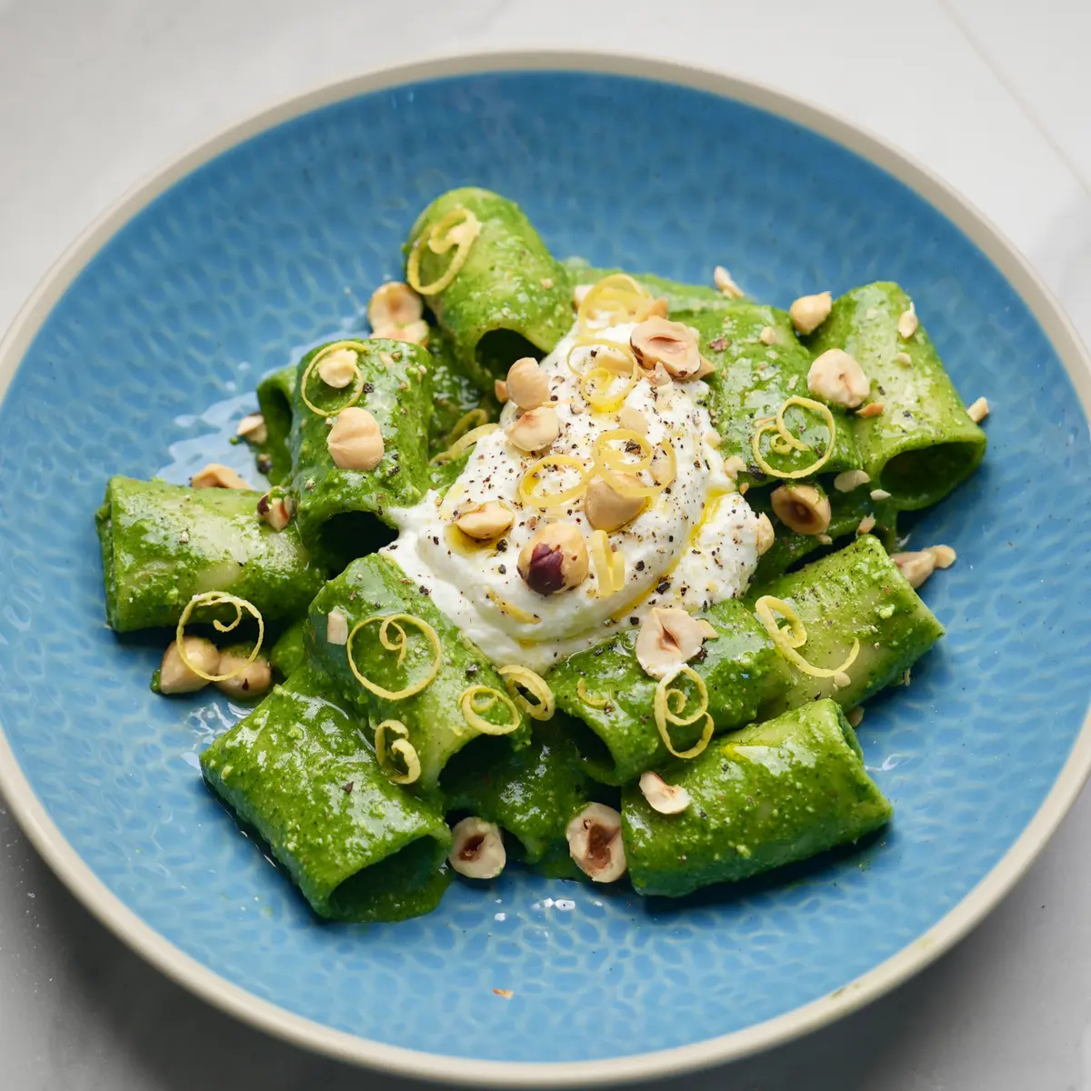 creation thumb for Pasta with nettles Pesto