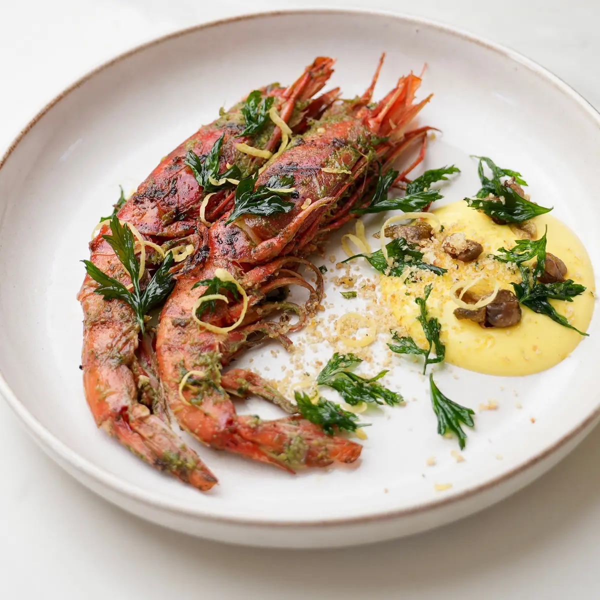 creation thumb for Chargrilled Prawns with Garlic Mayo