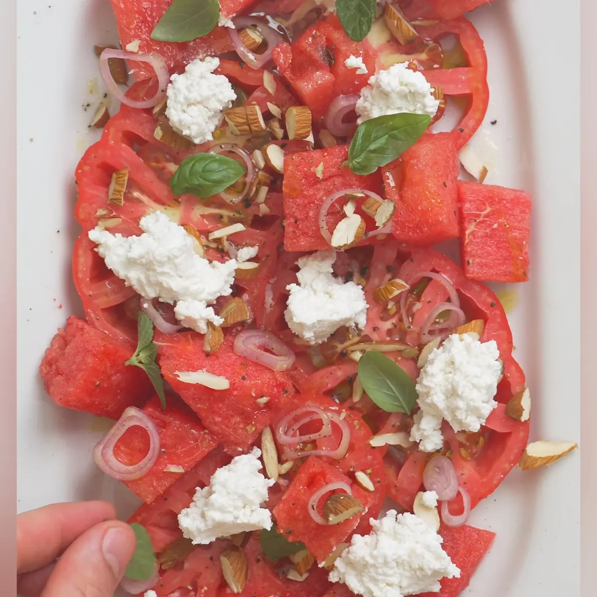 creation thumb for Watermelon and Tomato Salad
