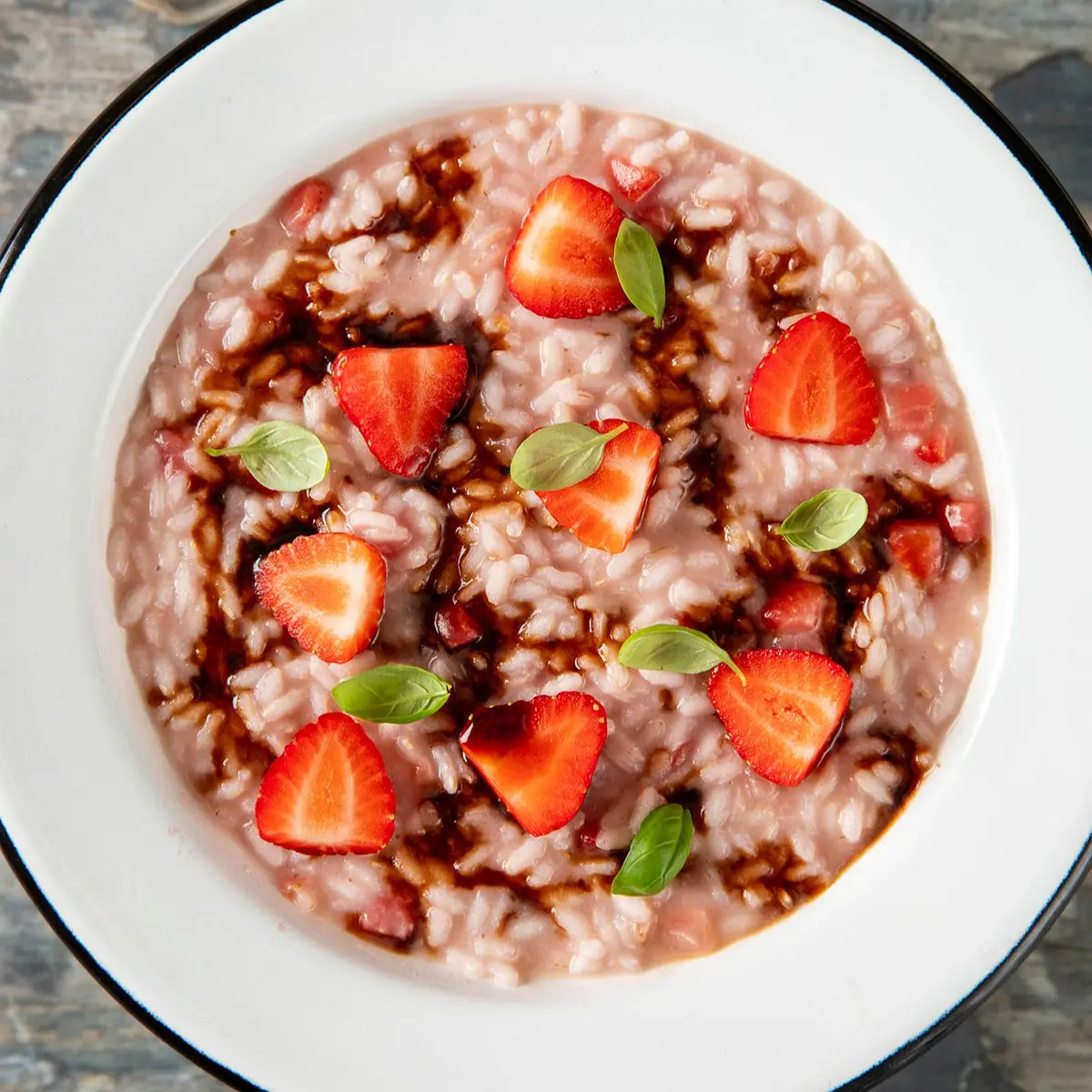 creation thumb for Strawberries and Balsamic Vinegar Risotto