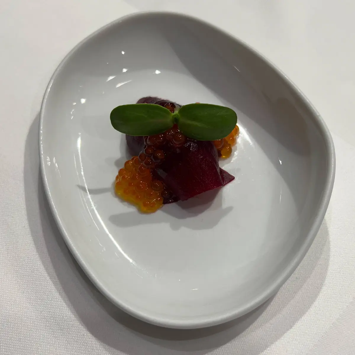 creation thumb for Tuna Tartare - Beetroot - Trout Roe