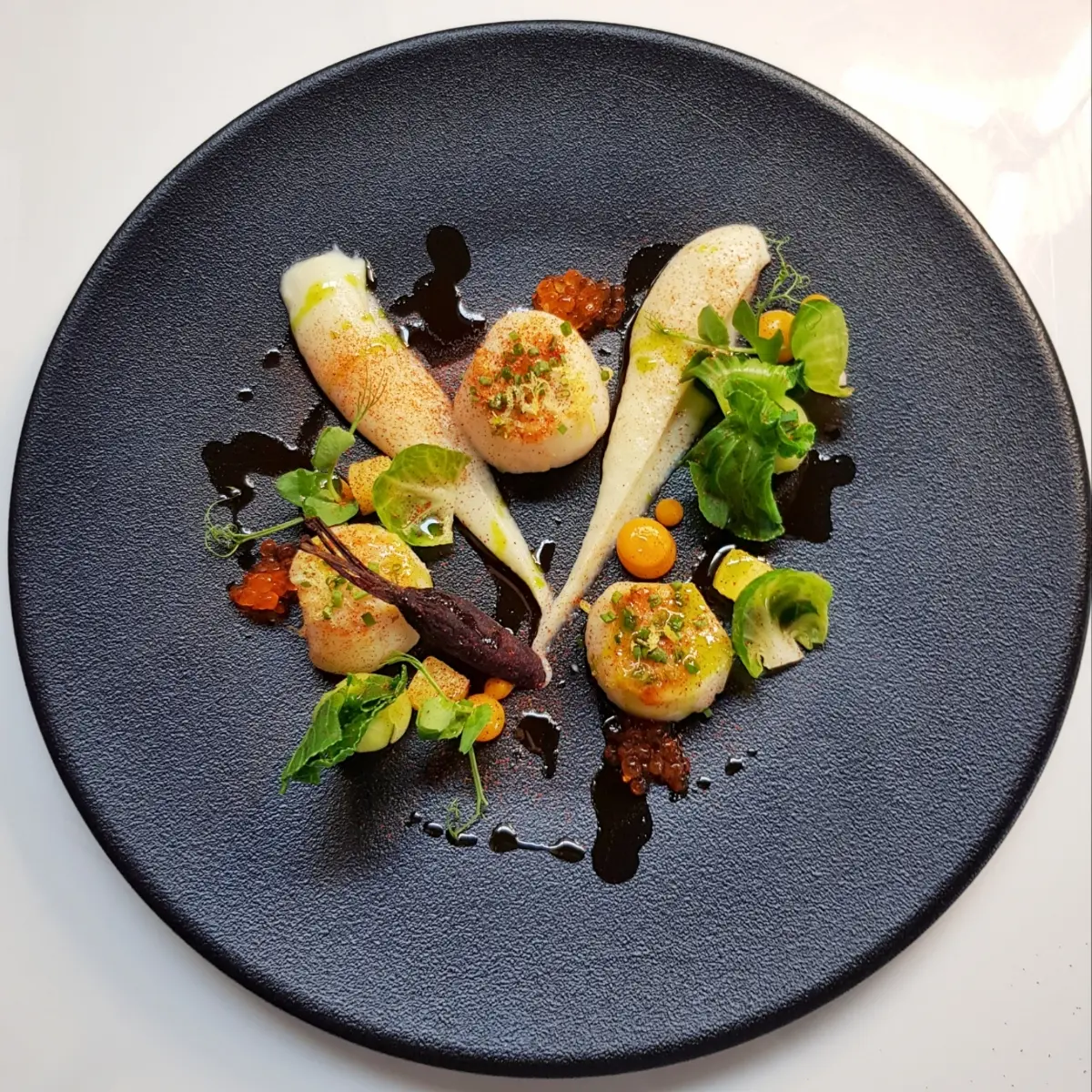 creation thumb for Scallops with Jerusalem artichokes