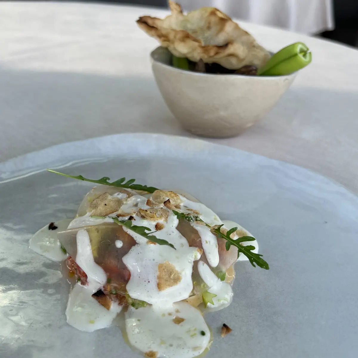 creation thumb for Broad Beans, Clams, Pecorino 