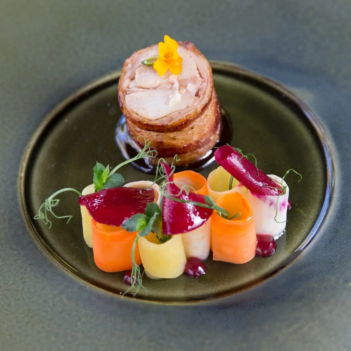 creation thumb for Rabbit with pickled veg