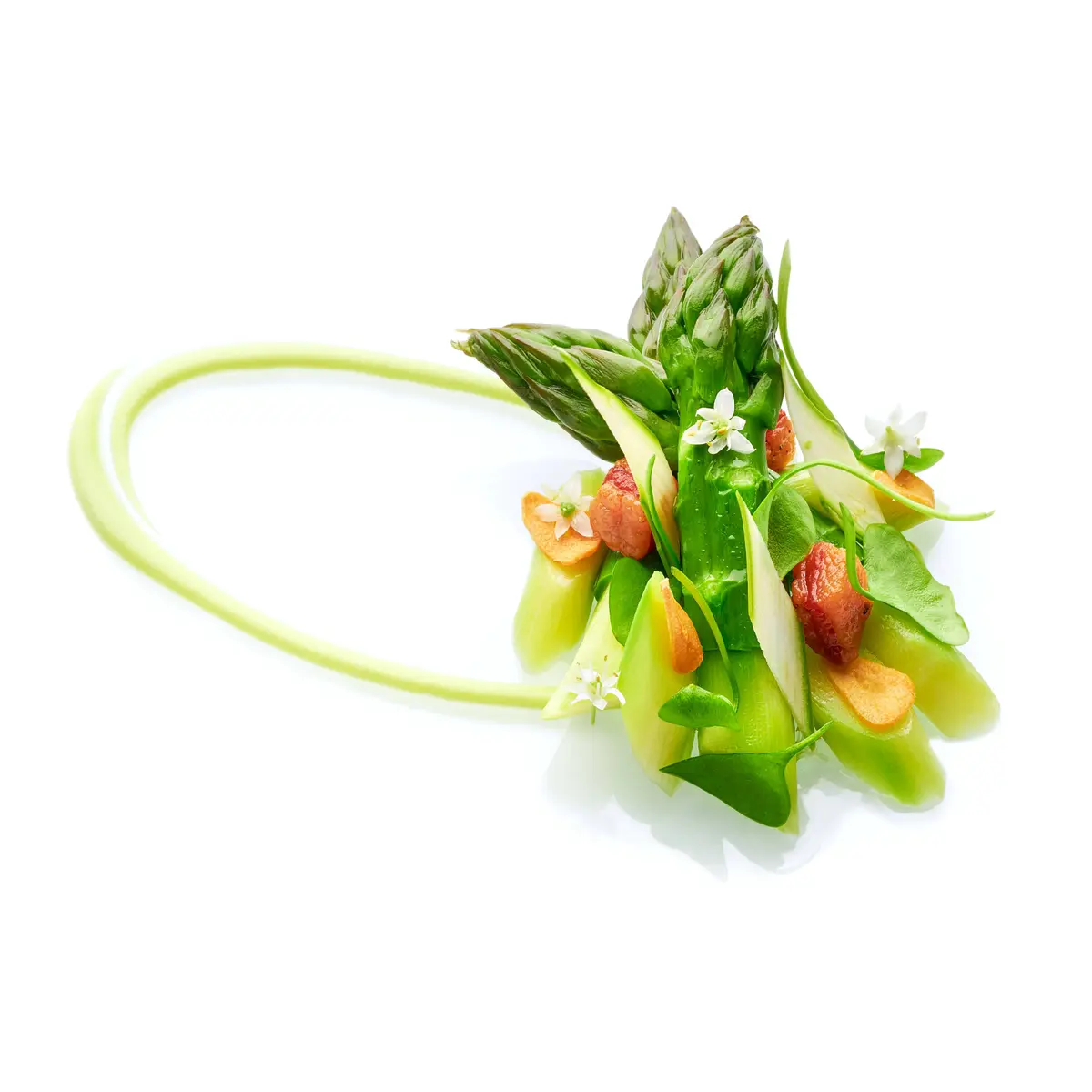 creation thumb for Spring Asparagus with Seaweed Butter