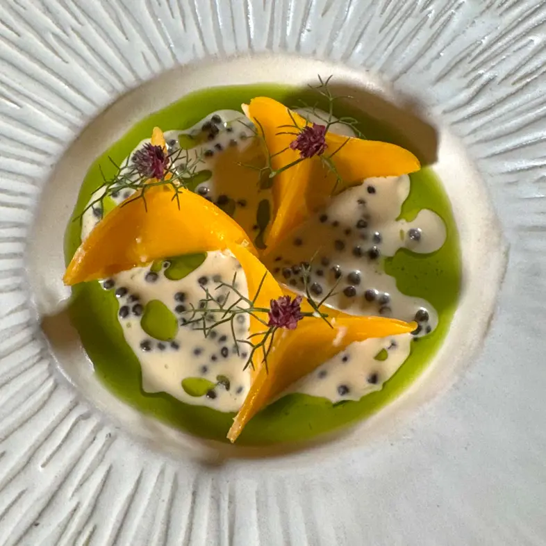 creation thumb for Pumpkin dumplings, caviar beurre blanc