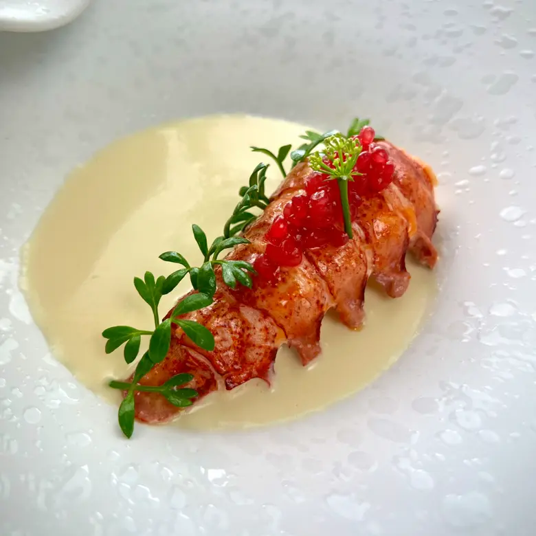 creation thumb for Lobster, beurre blanc with artichokes and Jerusalem artichok