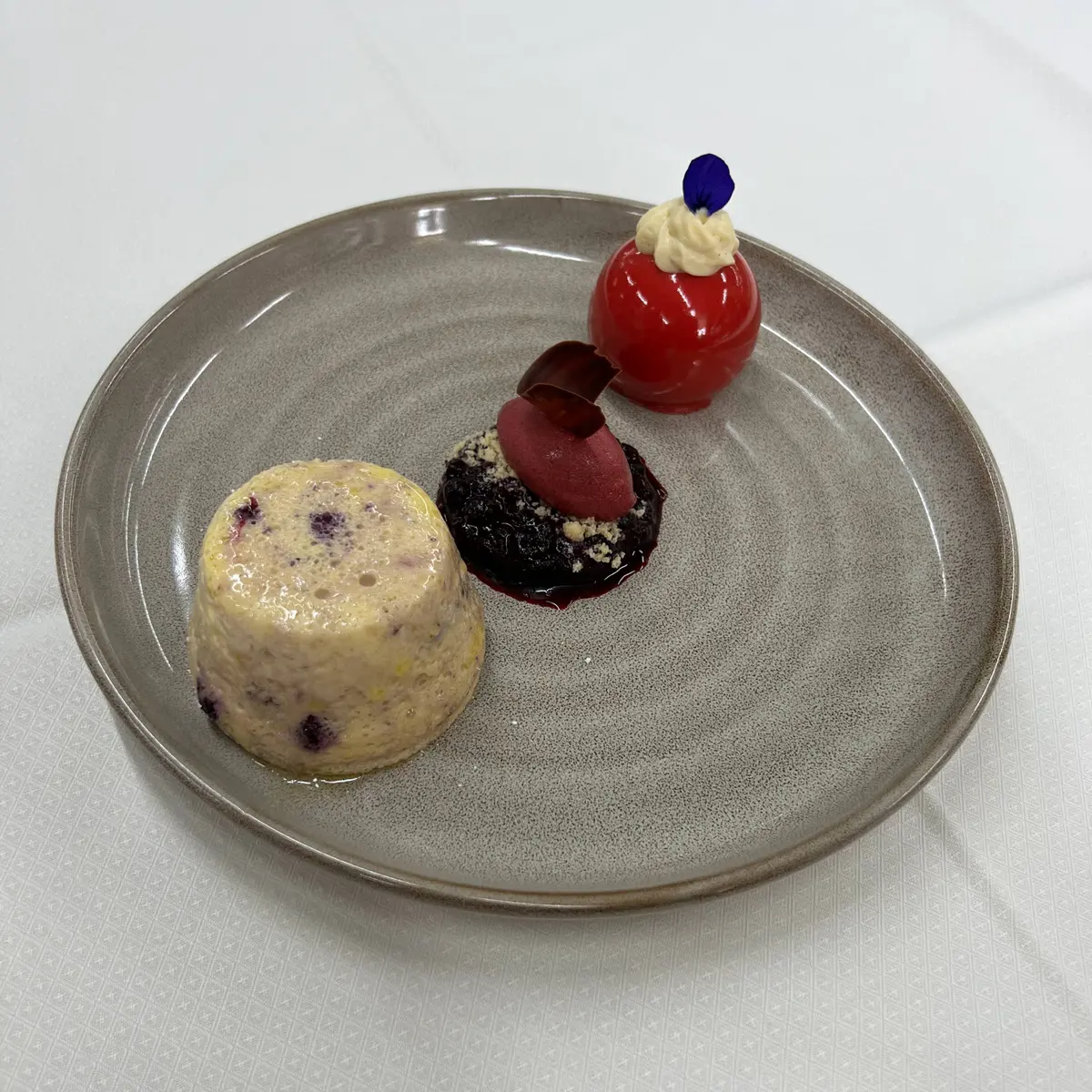 creation thumb for Blueberry Curd Soufflé