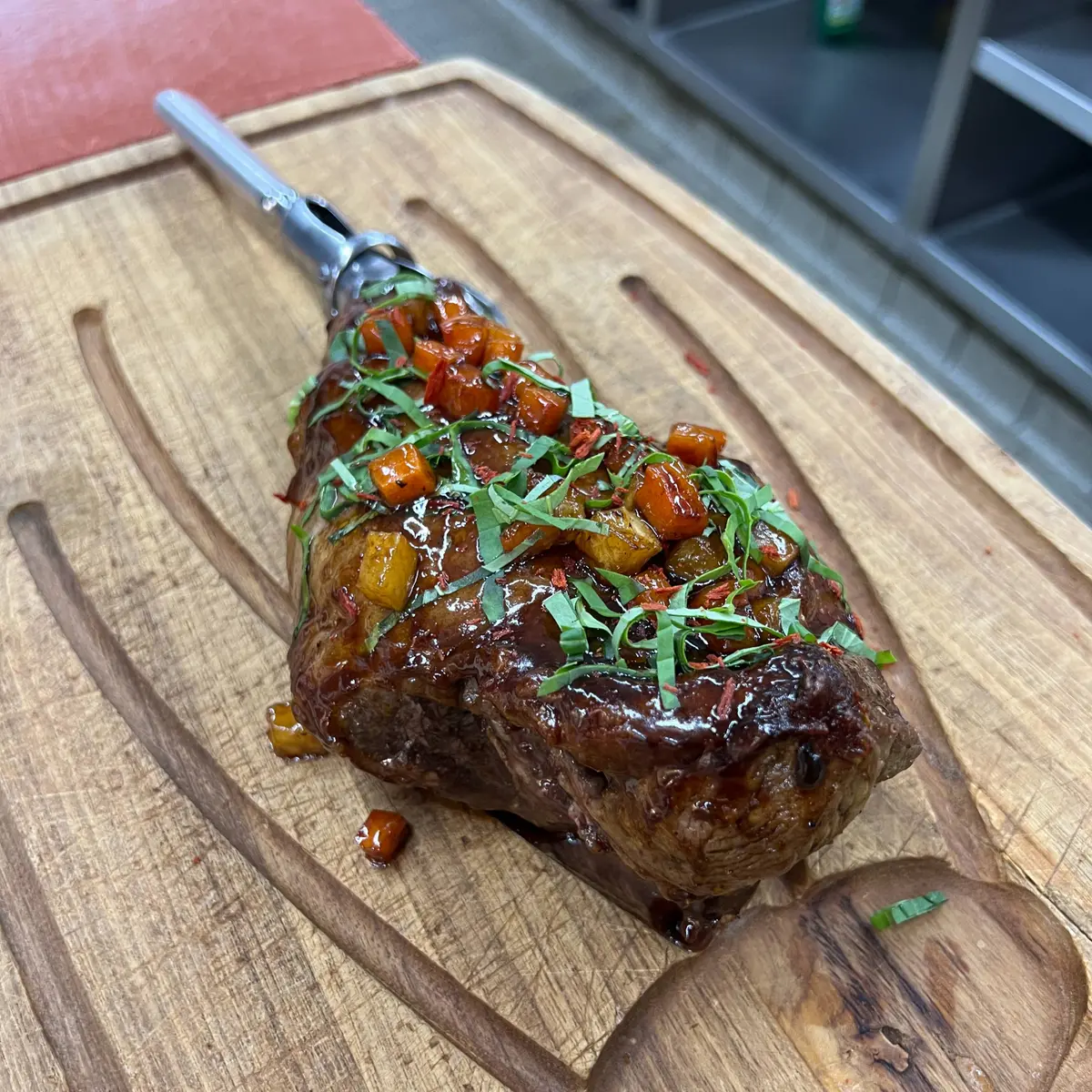 creation thumb for Deglazed Milk Lamb Haunch by Heinz Winkler