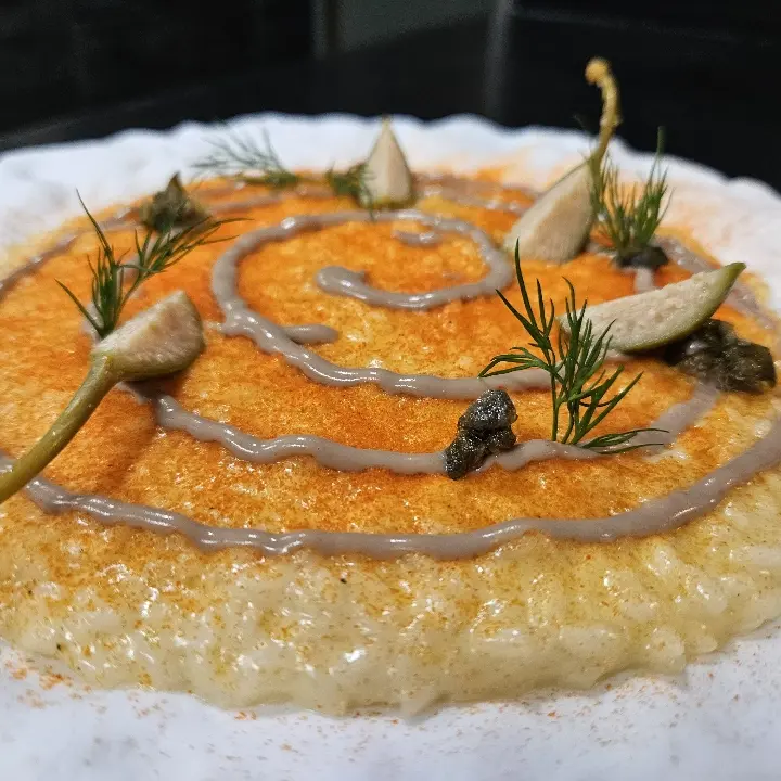 creation thumb for Risotto capperi /acciughe e peperoni