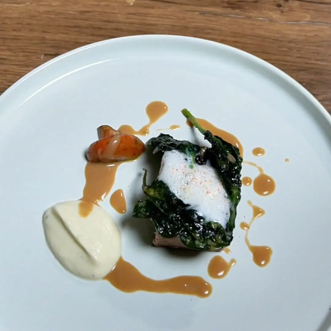 creation thumb for Charcoal-Grilled Bonito with Shio-Koji Foam