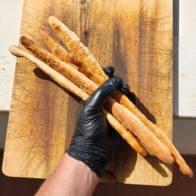 creation thumb for Extra-Thick Multigrain Breadsticks with Chia Seeds