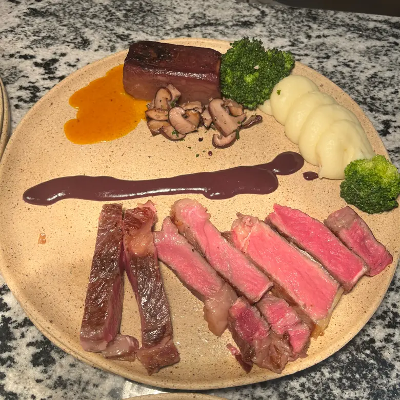 creation thumb for Wagyu beef Antricot and fondant potato.